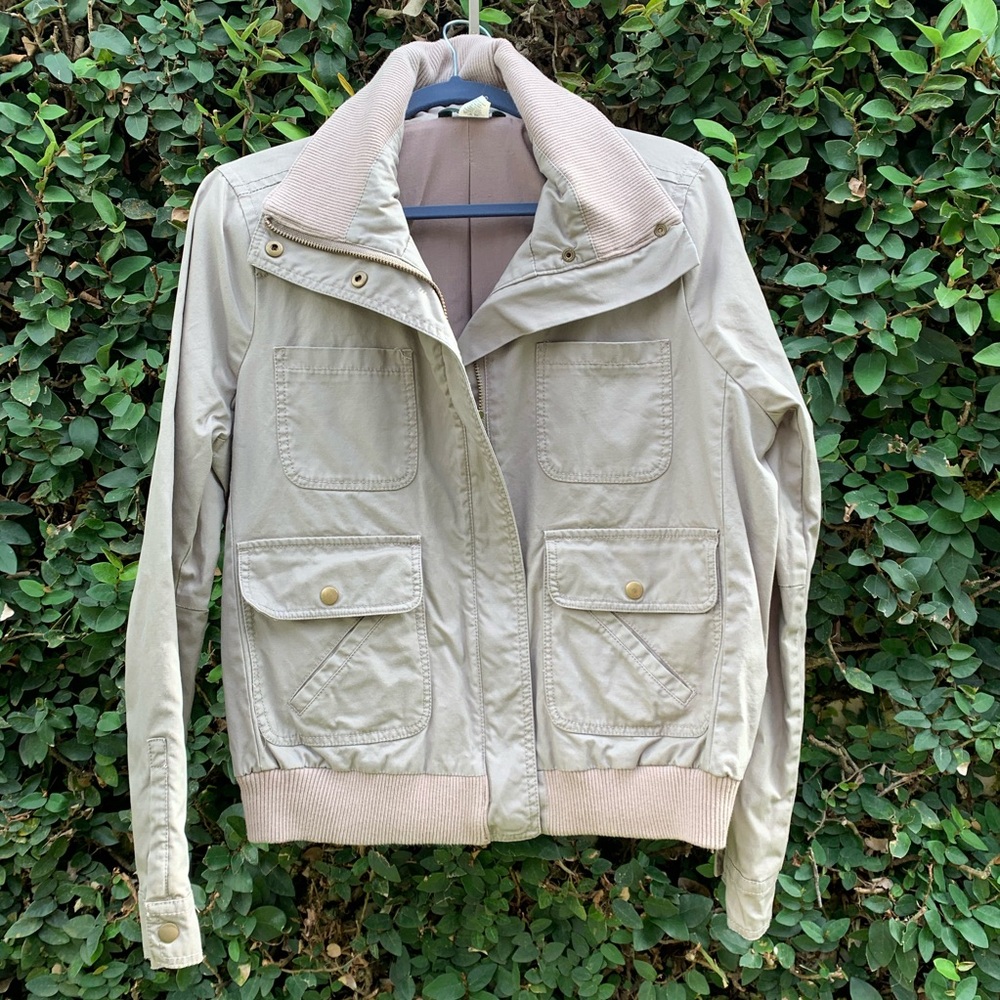 J. Crew Vintage Bomber Jacket